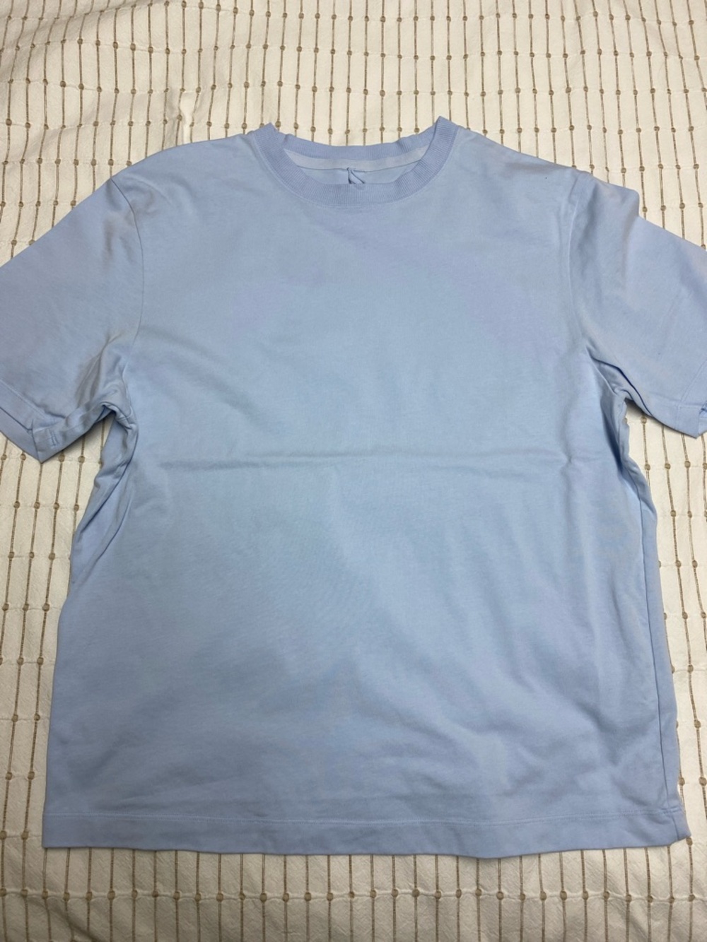 lululemon athletica Men’s Crew T-Shirt in Pale Blue